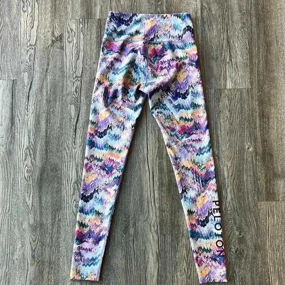 Peloton Leggings Purple River Rock High Waist Leggings Multicolored Size Small - Picture 8 of 9